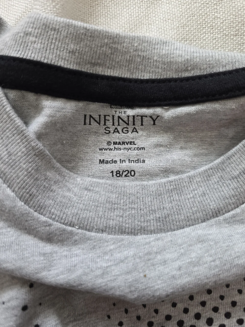 Marvel grey tee